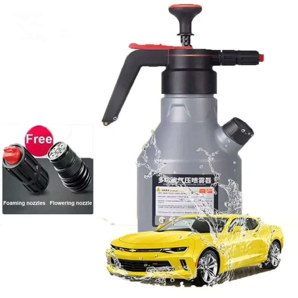 Car Wash Hand Foam Sprayer2L Air Pressure Bottle, Foam Cannon for Auto Cleaning Garden Watering