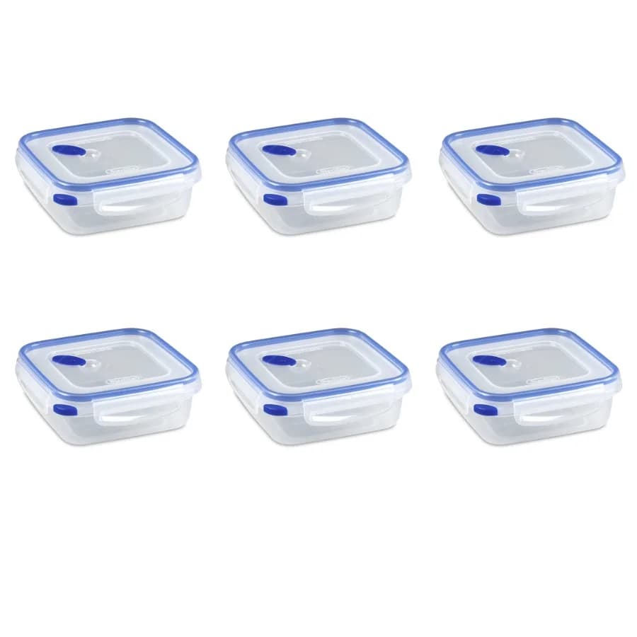 Contenitore per Alimenti UltraSeal 4.0 con Chiusura Ermetica e Impermeabile per Organizzazione della Cucina e Preparazione dei Pasti