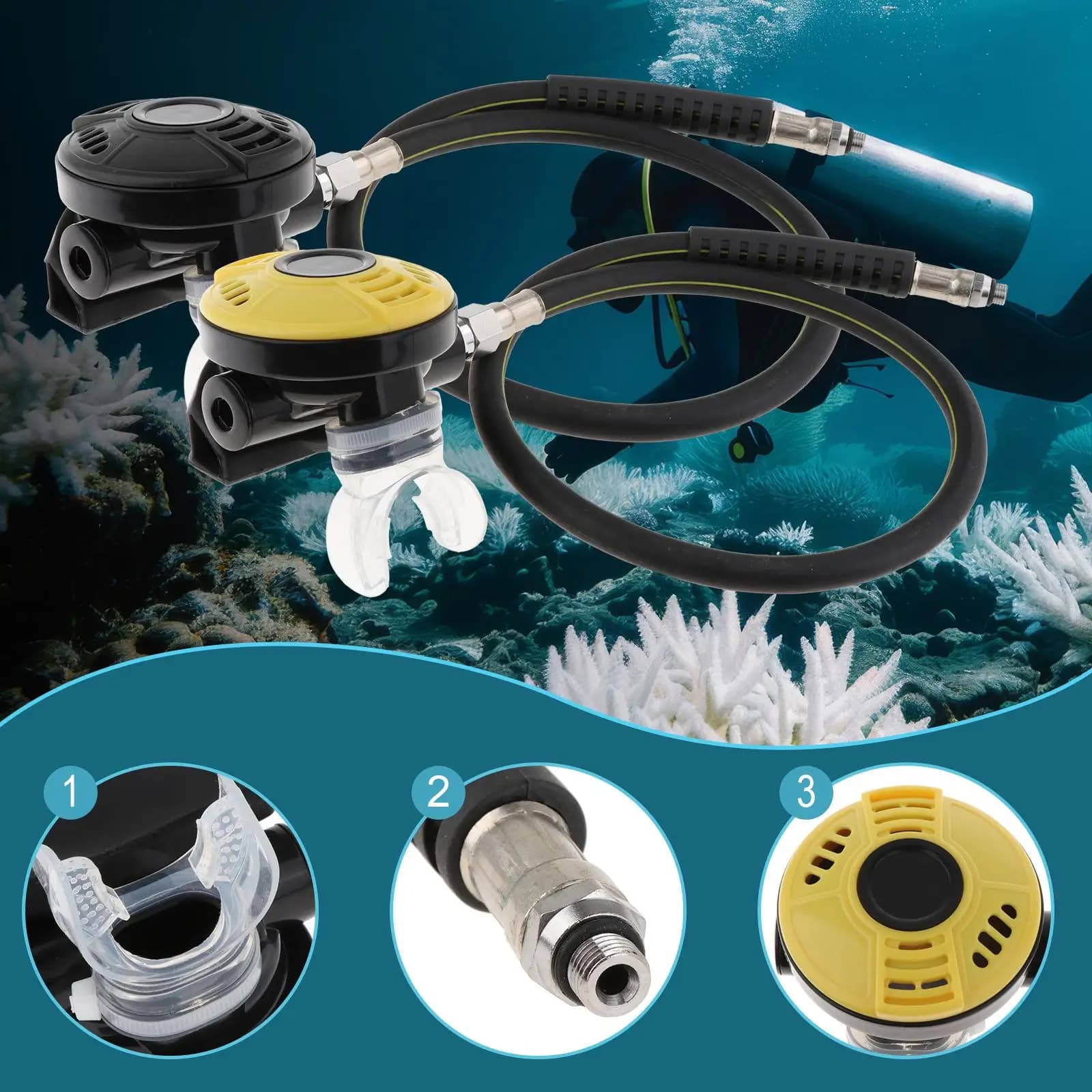 Second stage regulator for dive 2nd stage regulator for snorkeling