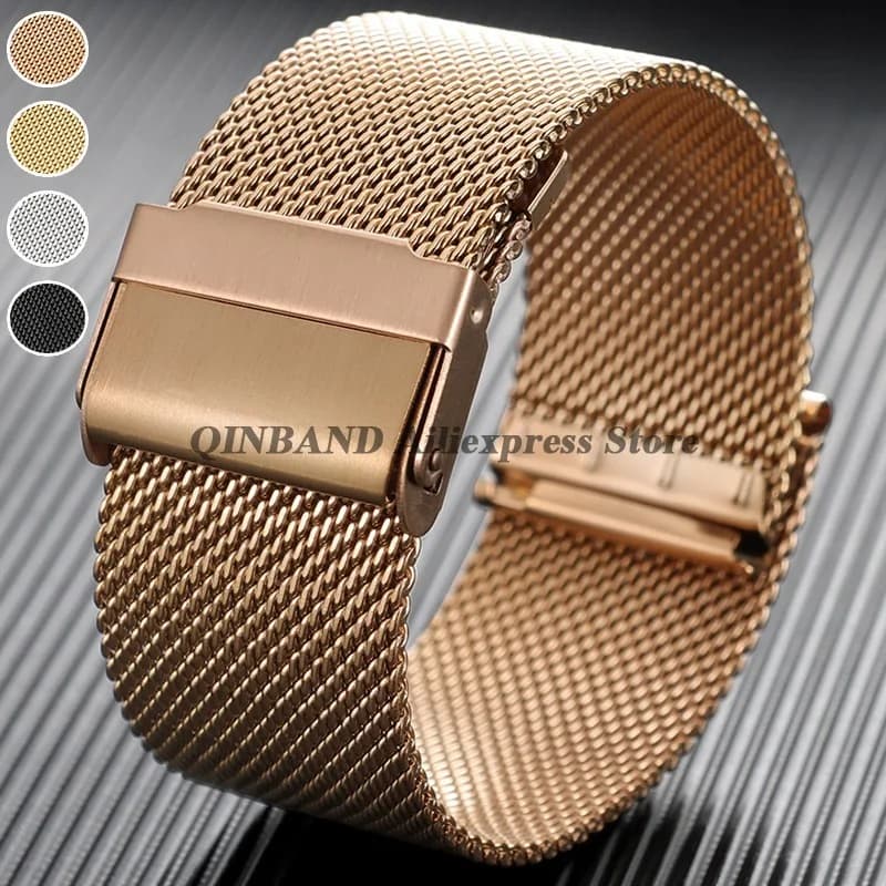 Quick Release Milanese Strap Smartwatch Bracelet 18mm 20mm 22mm 12mm 14mm 16mm 17mm 19mm 21mm 24mm Universal Men Women Band Belt