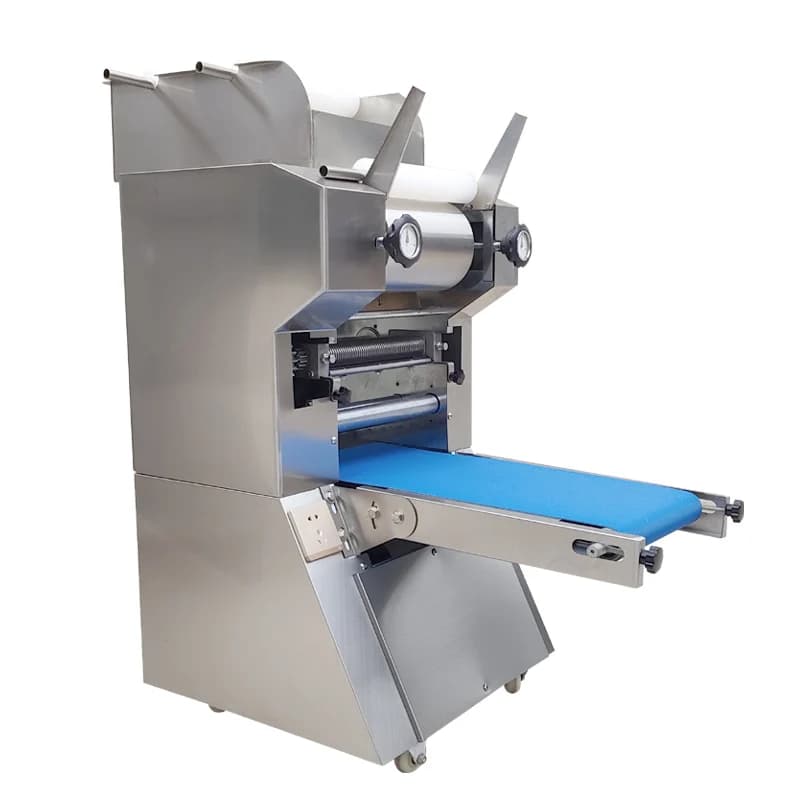 Electric Noodle Press Machine Fresh Pasta Making Stainless Steel Dumpling Skin Maker Kneading Machine With Knife