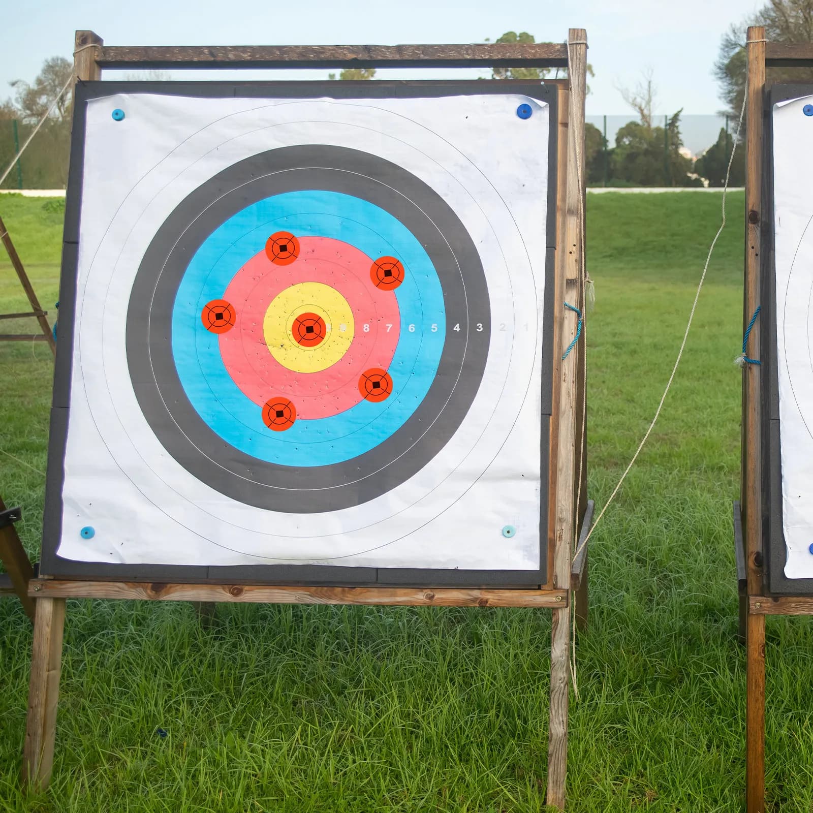 25 Sheets Training Aim Paper Archery Exercising Paper Hd Printed Target Sticker for Shooting Skill Improvement Daily Practice