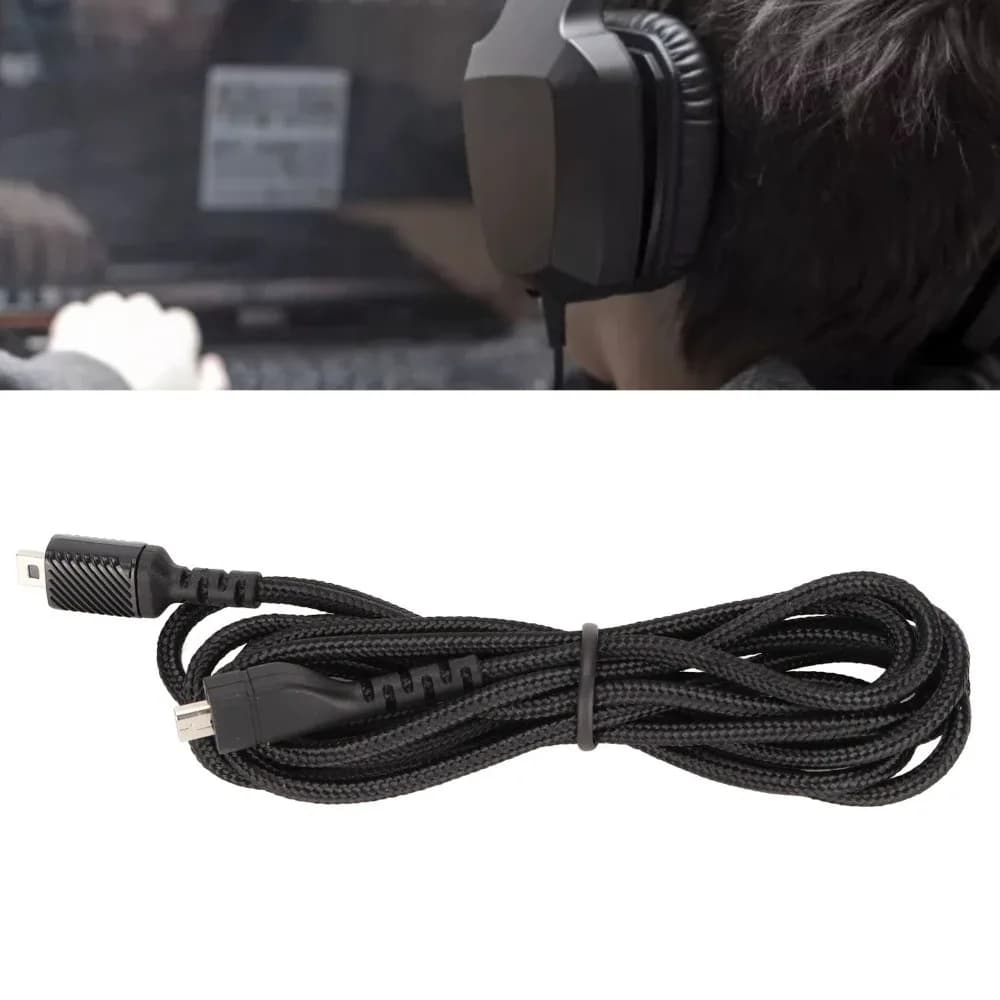 Flexible Gaming Headphone Replacement Cable, Audio Cable for Steelseries Arctis 3 Arctis 5 Arctis 7 Arctis Pro