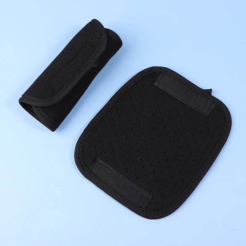 1 paio di cuscinetti per tracolla, cuscinetti universali per sollievo sulle spalle, cuscini d'aria di decompressione neri per borsa per laptop, zaino a spalla