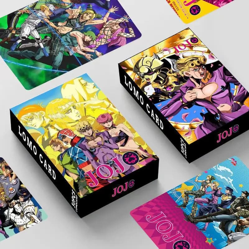 Le bizzarre avventure di JoJo Anime Lomo Giochi di carte Cartoline Messaggio Regalo Fan Collezione di giochi Giocattolo