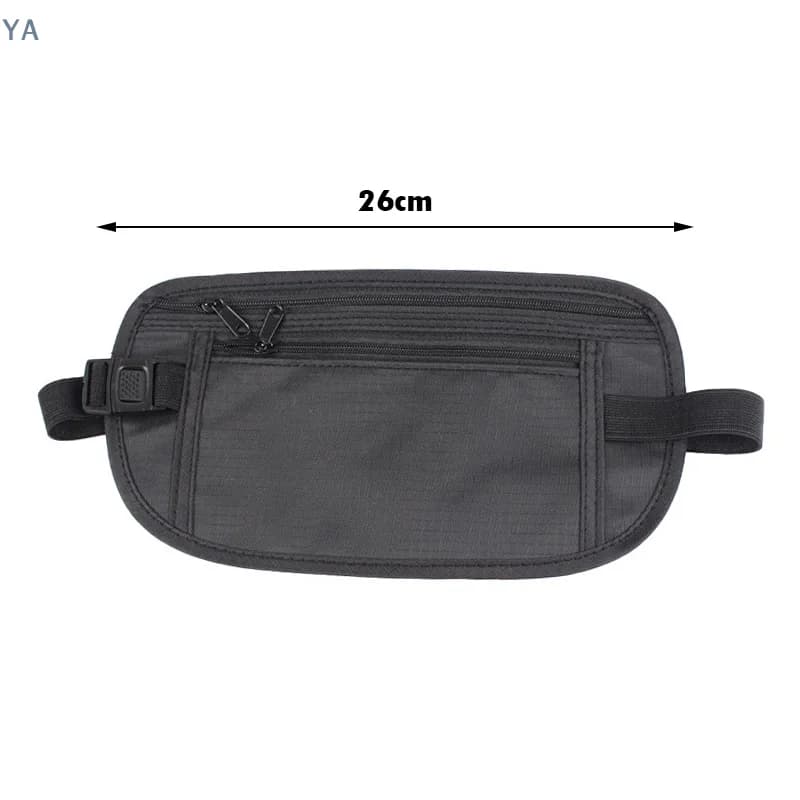 [YA] 1 Pezzo Marsupio Invisibile da Viaggio, Marsupio Porta Passaporto e Denaro, Borsa a Cintura Nascosta di Sicurezza, Borsa Casual per Uomini e Donne