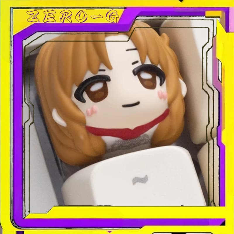 Lobo Keycap Shining Asuna Theme Cartoon Mechanical Keyboard Resin Cherry R4 Cust Om Game Office Keycaps Collectibles Gifts