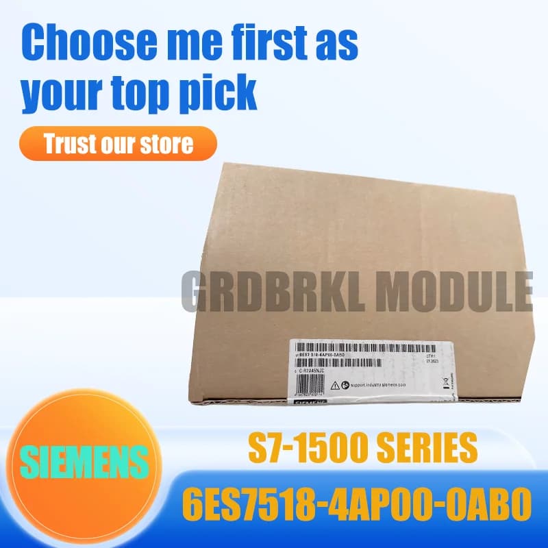 Nuovo Modulo Controller CPU SIEMENS 6ES7518-4AP00-0AB0 6ES7 518-4AP00-0AB0 S7-1500 1518-4 PN/DP Originale