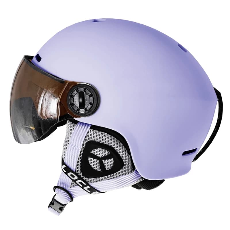 LOCLE Upgrade Uomo Donna Casco da sci IN-MOLD Sport invernali Caschi da sci Sci Snowboard con occhiali Maschera Casco da skate da neve