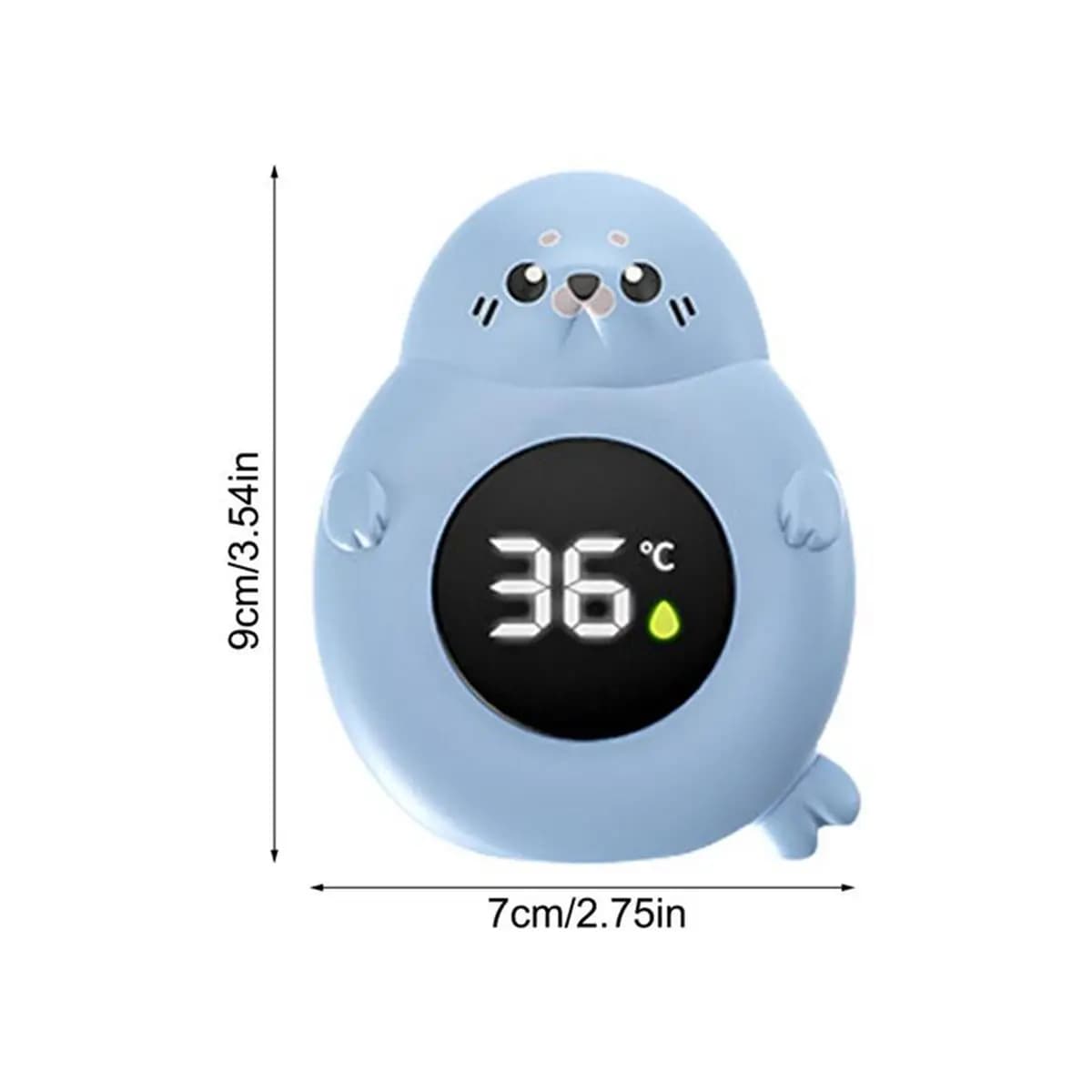 [SPOR] Termometro da Bagno per Bambini con Display LED, Termometro Digitale a Cartone Animato per Monitoraggio Temperatura Acqua per Bambini e Neonati