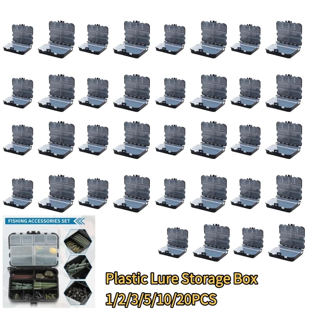 Fishing Tackle Bait Storage Boxes,with Multiple Compartments For Hooks Lures And Baits Portable Mini Utility Lures Fishing Box