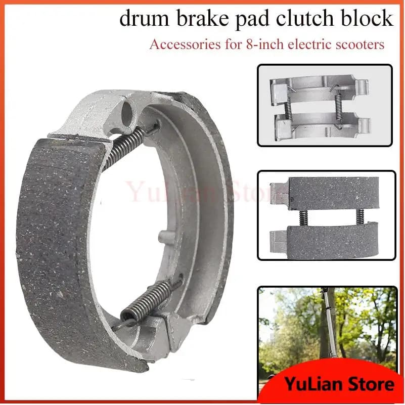 8 Inch Electric Scooter Drum Brake Pads for DUALTRON mini Raptor Speedway mini4 pro LEGER RUIMA mini4 ZERO Brake Parts