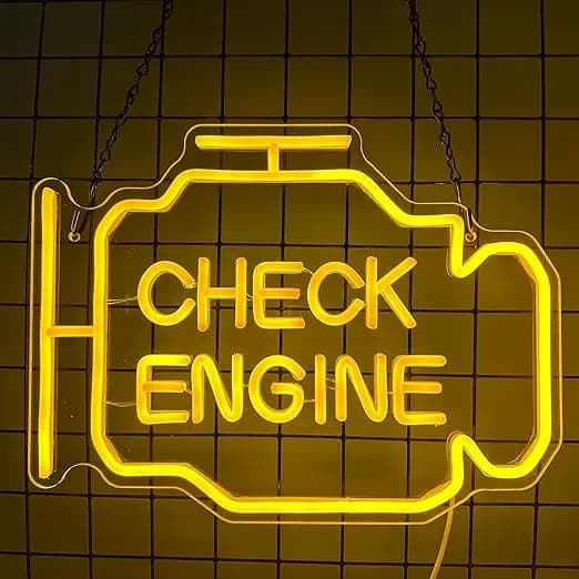 Insegna al neon a forma di luce di emergenza per auto, decorazione per feste in stile cyberpunk, neon brillante, nitido, audace e di tendenza