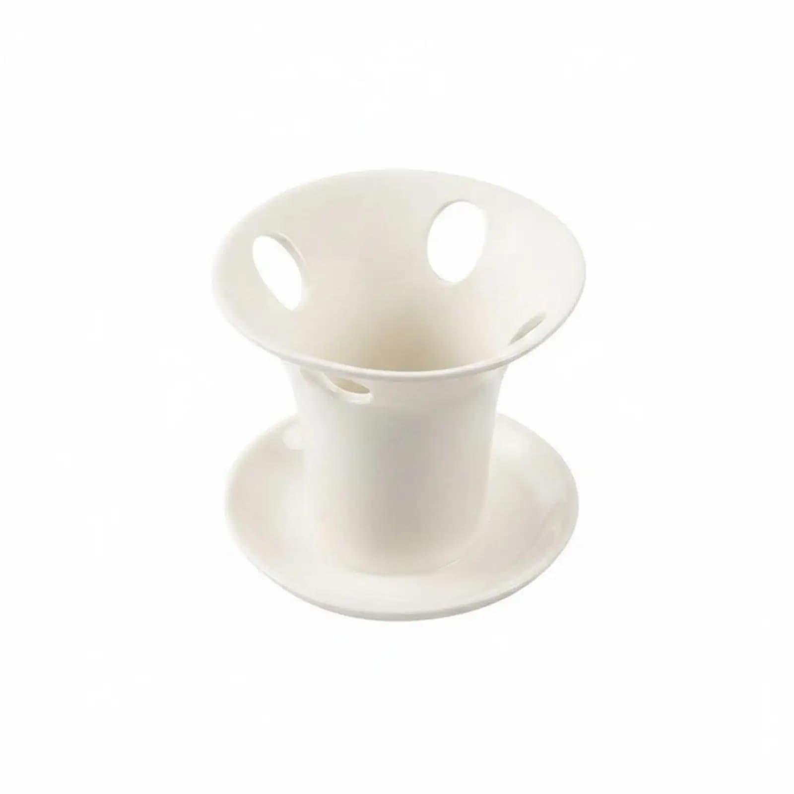 Multi Function Ceramic Toothbrush Holder Modern Bathroom Organizer Toothpaste and Brush Stand for Sink Storage