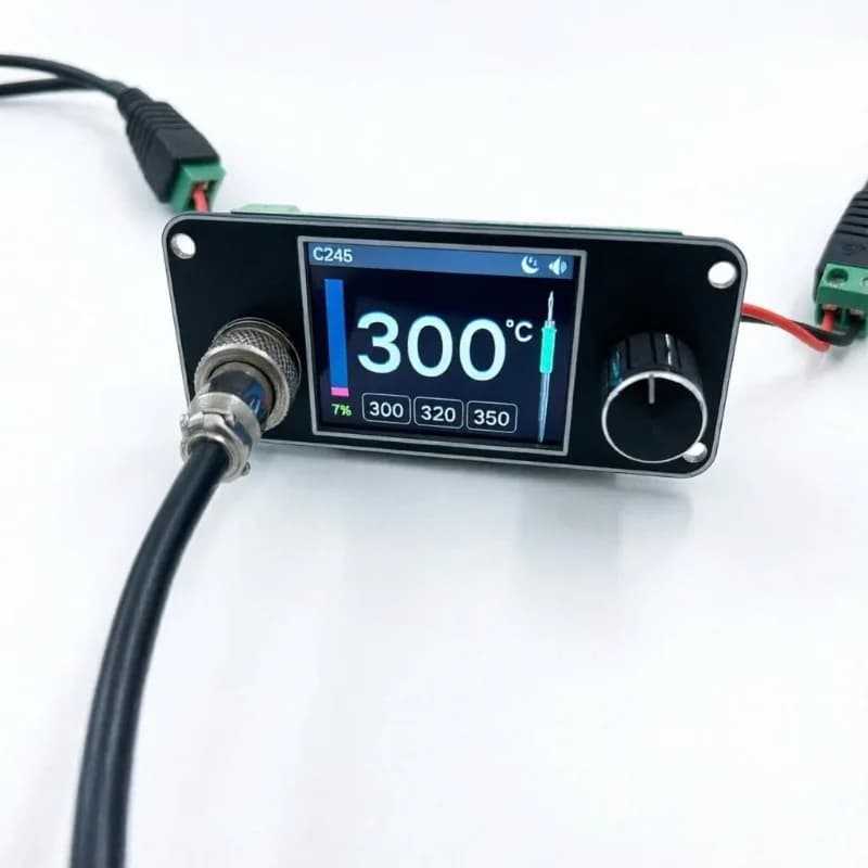 T12 welding table c245 welding table electric soldering iron control board 2.0 inch color screen c210 open source soldering iron