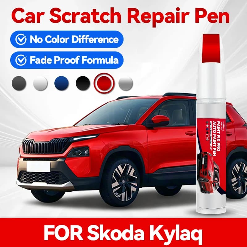 Car paint touch up pen For Skoda Kylaq car care automotive paint repair acrylic paints automotive accessories detailing auto