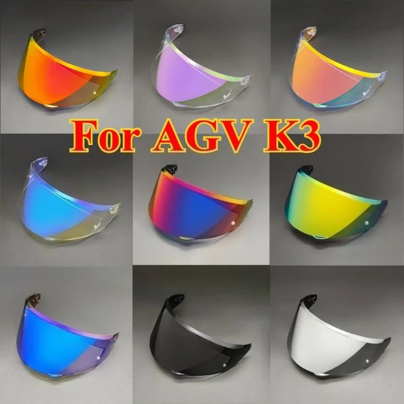 Visiera per casco moto per AGV K3 Anti-UV antipolvere Lente per casco Accessori per casco Occhiali da sole