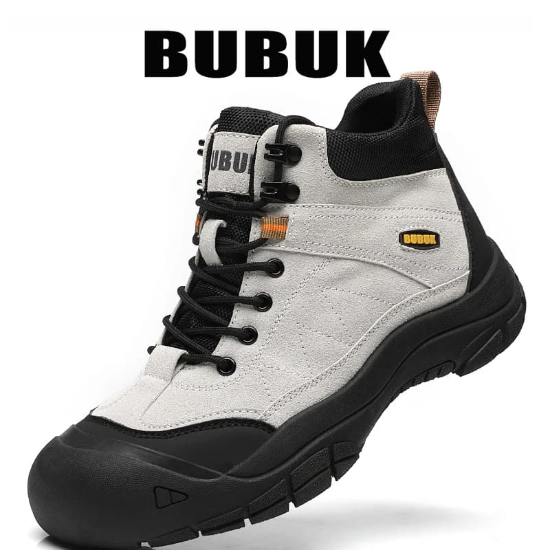 Bubuk Nuovi stivali da esterno da uomo, alla moda e versatili, un must per gli uomini alla moda, comodi e traspiranti, versatili stivali da trekking da esterno bassi con ammortizzazione