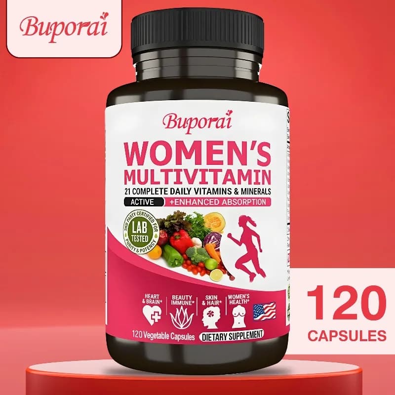Women's Multivitamin Supplement - Balances Emotions, Provide Nutrients, Promote Ovarian and Overall Health, Maintain Vitality