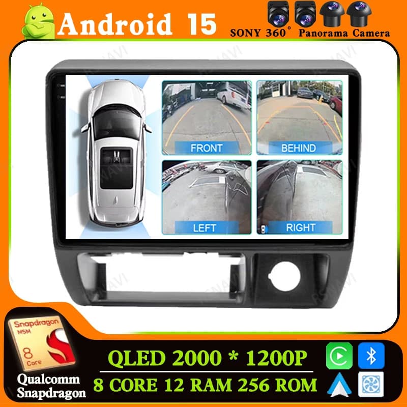 Android 15 Autoradio Per Suzuki Jimny 1998 - 2004 Qualcomm Wireless Carplay Auto Multimedia 2 DIN DVD BT DSP Stereo 4G LTE QLED
