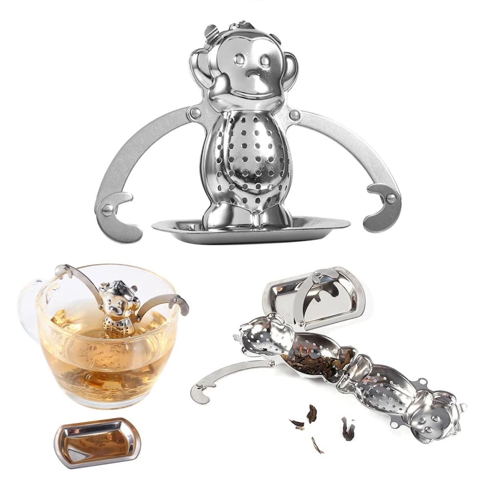 Tea Colin Infusore Stainless Steel Cucchiaino Filtro Condimento Ball Maglia Reusable Melted Tea Sheet Spices Filter Kitchen Tools
