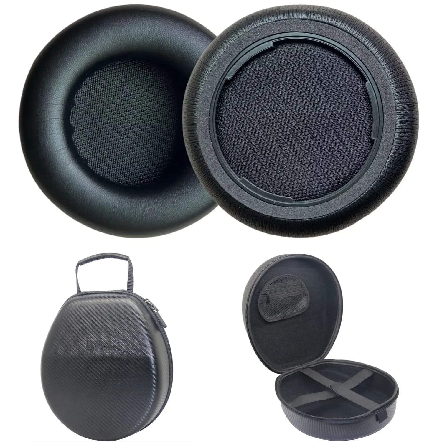 Cuscinetti auricolari e custodia per cuffie da gaming Beyerdynamic MMX100 MMX150 MMX200 Pro, cuscinetti in memory foam, borsa per il trasporto