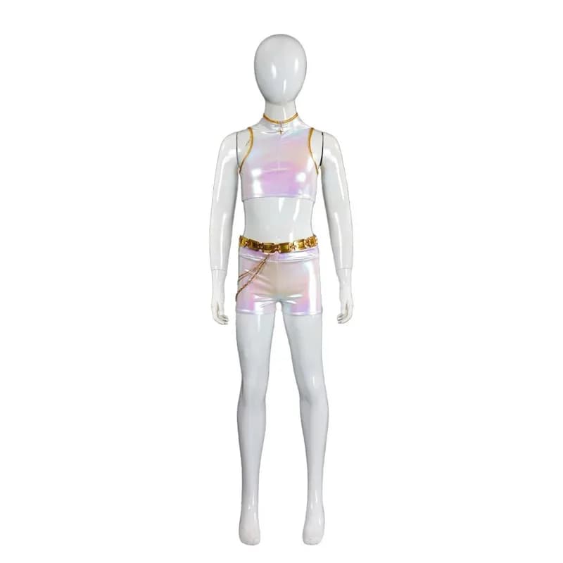 Kpop Demon Slayer Rumi Mira Zoey Costume Cosplay per ragazze Bambini Performance Suit Fantasy Gioco di ruolo Hallows; 5'b
