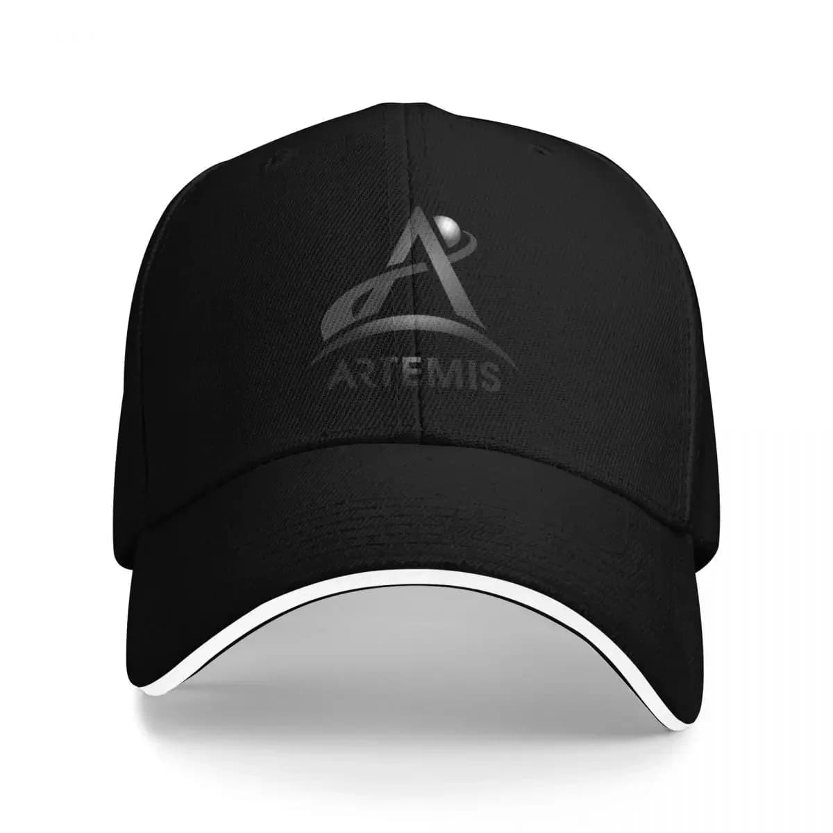 Logo del programma Artemis - berretto da baseball bianco e nero berretto da baseball cappello western da uomo abbigliamento da golf da donna