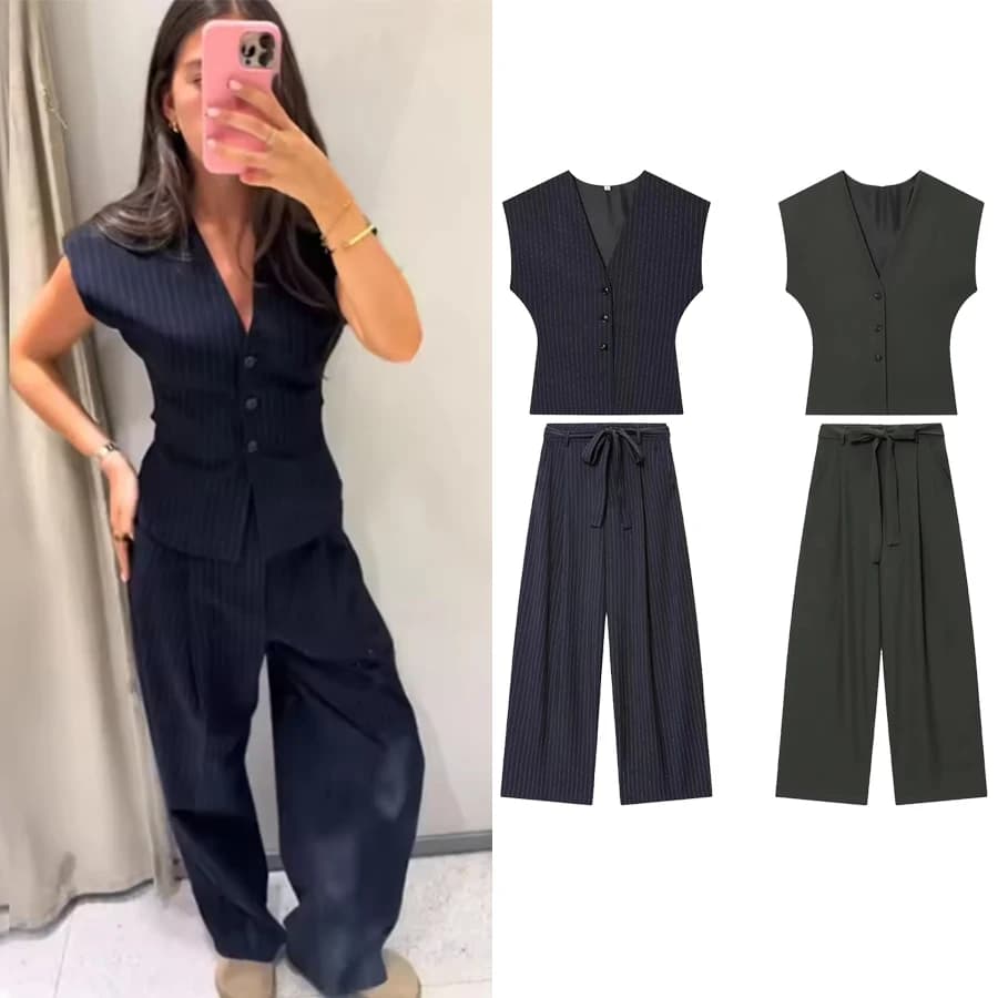 Fashionable woman outfit 2 pieces: Single-breasted Sleeveless V-neck V-neck V-neck V-neck V-neck V-neck V-neck V-neck V-neck V-neck V-neck V-neck V-neck V-neck V-neck V-neck V-neck V-neck V-neck V-neck V-neck V-neck V-neck V-neck V-neck V-neck V-neck V-neck V-neck V-neck V-neck V-neck V-neck V-neck V-neck V-neck V-neck V-neck V-neck V-neck V-neck V-neck V-neck V-neck V-neck V-neck V-neck V-neck V-neck V-neck V-neck V-neck V-neck V-neck V-neck V-neck V-neck V-neck V-neck V-nec