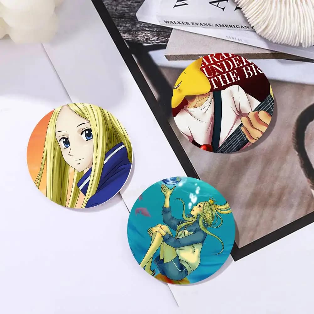 Spilla/Badge A-Arakawa Under The Bridge ANIME, Distintivo Cartoon per Amici, Accessori da Collezione per Zaini e Vestiti, Gioielli, Regalo