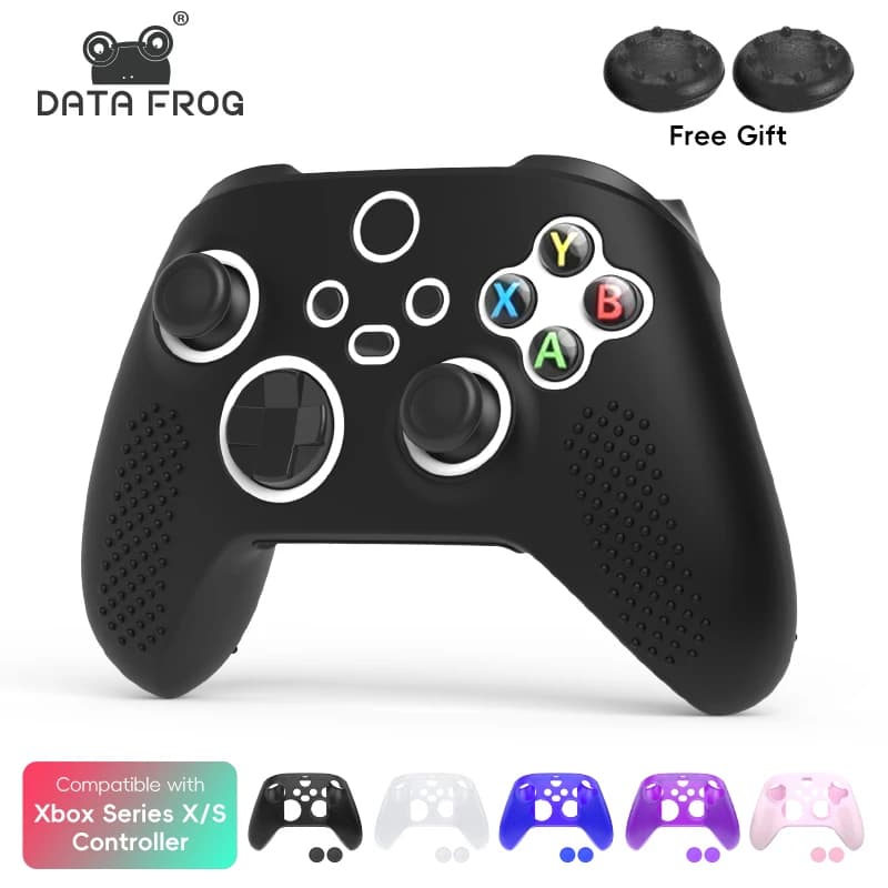 DATA FROG Pelle protettiva per XBox Series S Core Controller Custodia in silicone Grip Custodia protettiva antiscivolo per custodia di controllo XBox