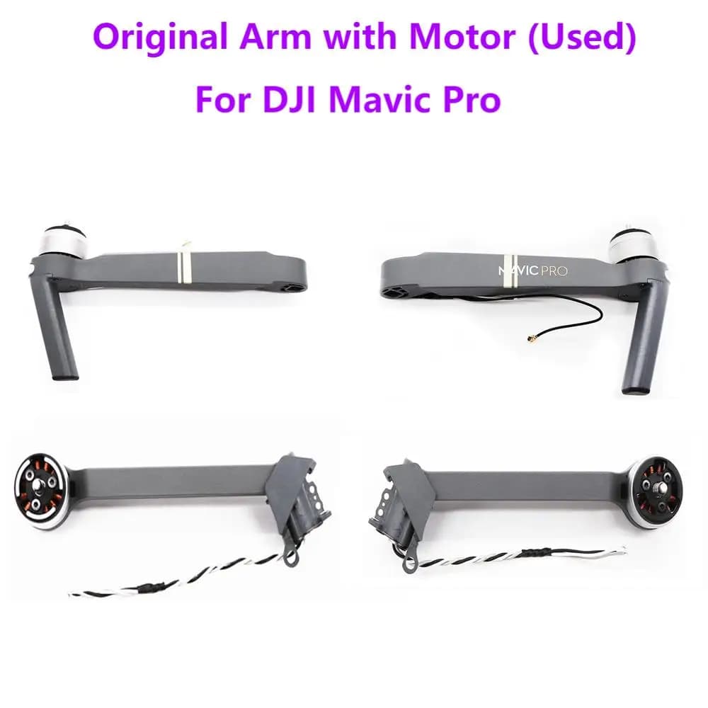Braccio Originale Mavic Pro con Motore Anteriore Posteriore Sinistro Destro per Drone DJI Mavic Pro, Ricambio per Riparazione (Usato)