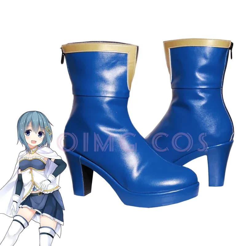 Puella Magi Madoka Magica Miki Sayaka Scarpe Cosplay Anime Stile cinese Halloween per uomo Gioco