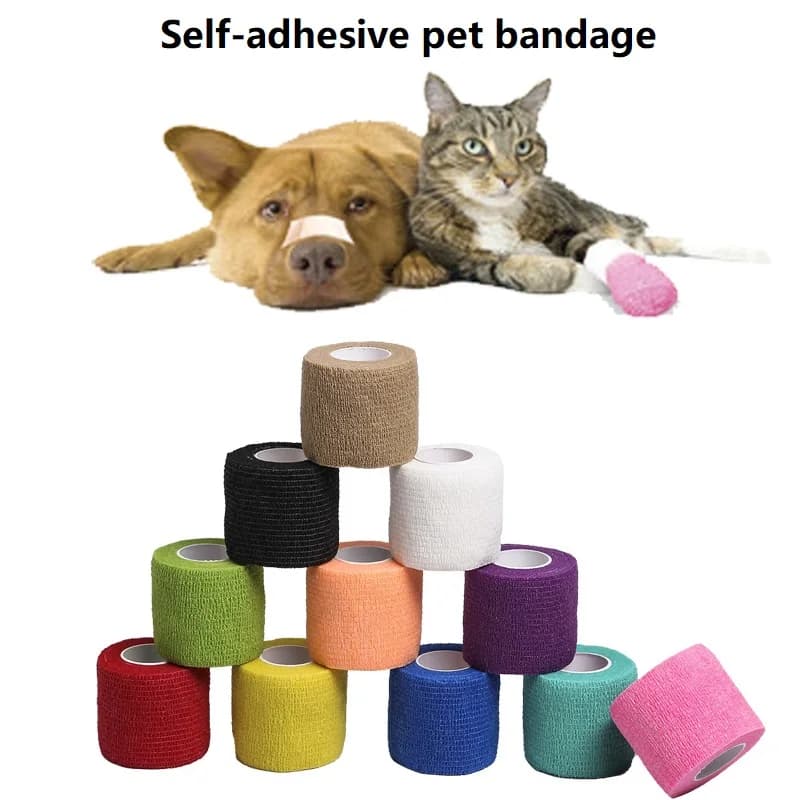 Benda elastica per cani da compagnia 3 pezzi per bende per cani e gatti per cani P6 CWBD01