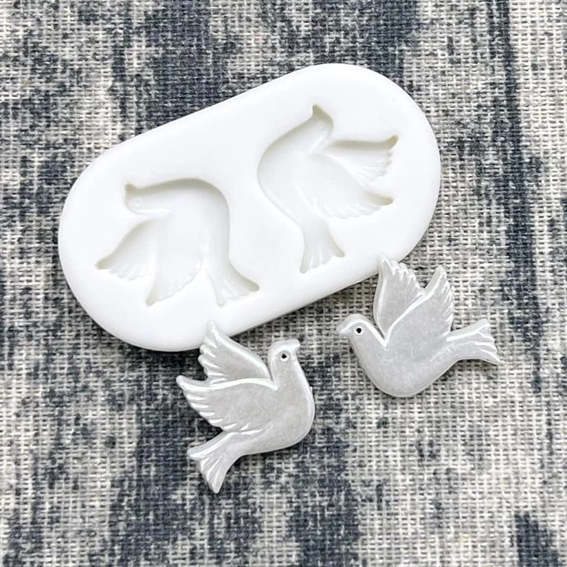 Stampo in Silicone per Decorazioni Dolciarie, Strumenti per Resina, Stampi per Biscotti, Cupcake, Cioccolato, Fondente e Decorazione Torte
