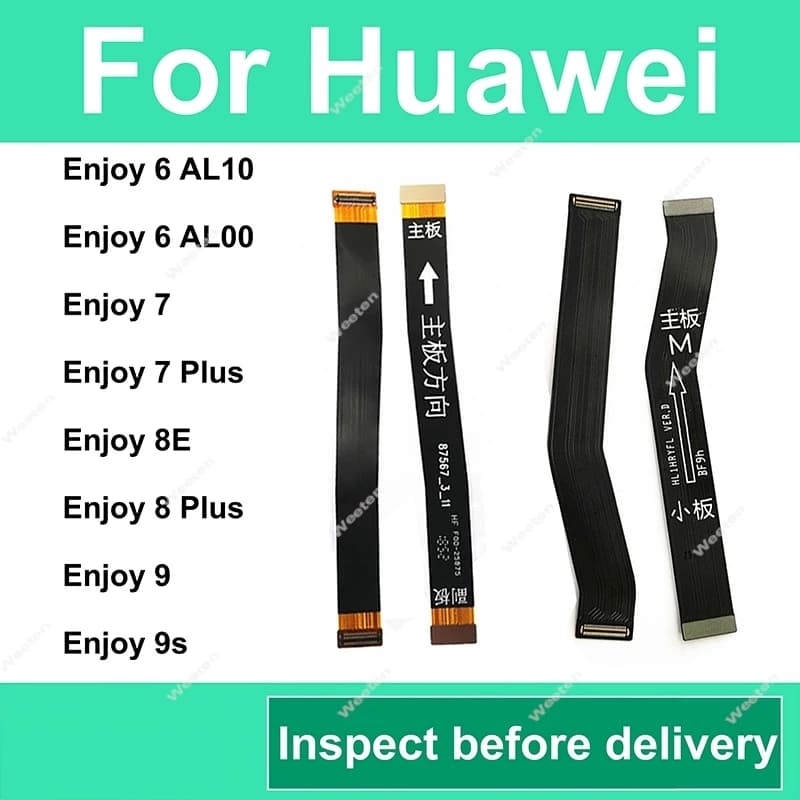 Per Huawei Enjoy 6 7 8 8E 9 9s 9e Plus AL10 AL00 Cavo Flessibile LCD Scheda Madre Ricambio Riparazione