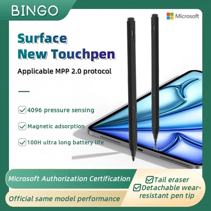 2025 Il nuovo protocollo MPP 2.0 è compatibile con le penne touch Microsoft Surface e HP Kobo, con 4096 livelli di sensibilità alla pressione