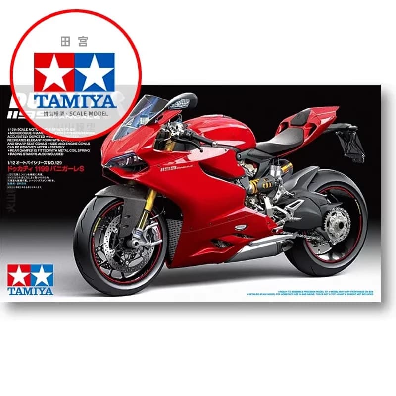 TAMIYA modello Kit di costruzione di moto 14129 1199 Panigale S Moto 1/12 per collezione di hobby modello giocattolo