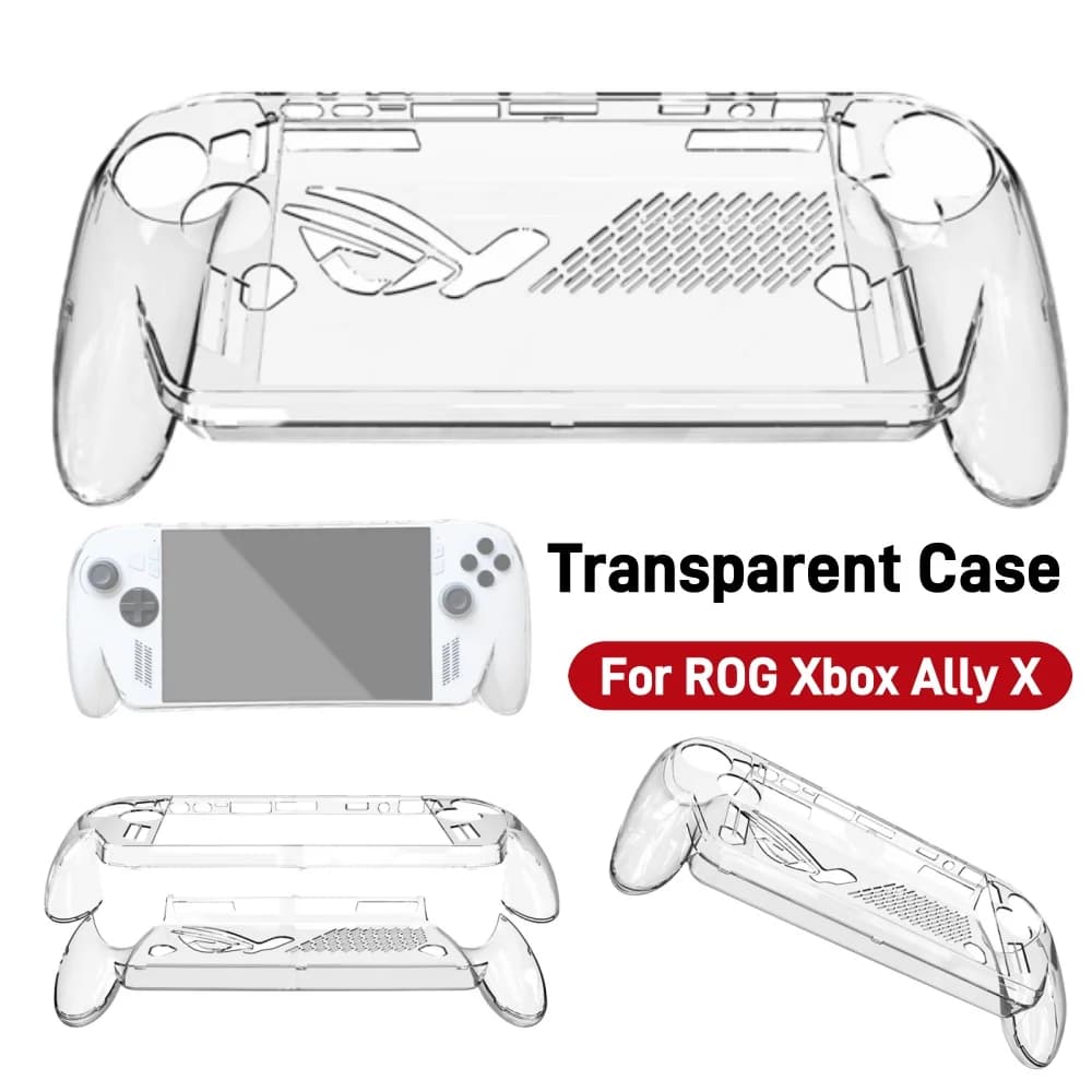 Custodia Protettiva Antiurto in Cristallo per ROG XBOX Ally X Handheld - Cover in PC ad Alta Trasparenza e Accessorio Antisudore