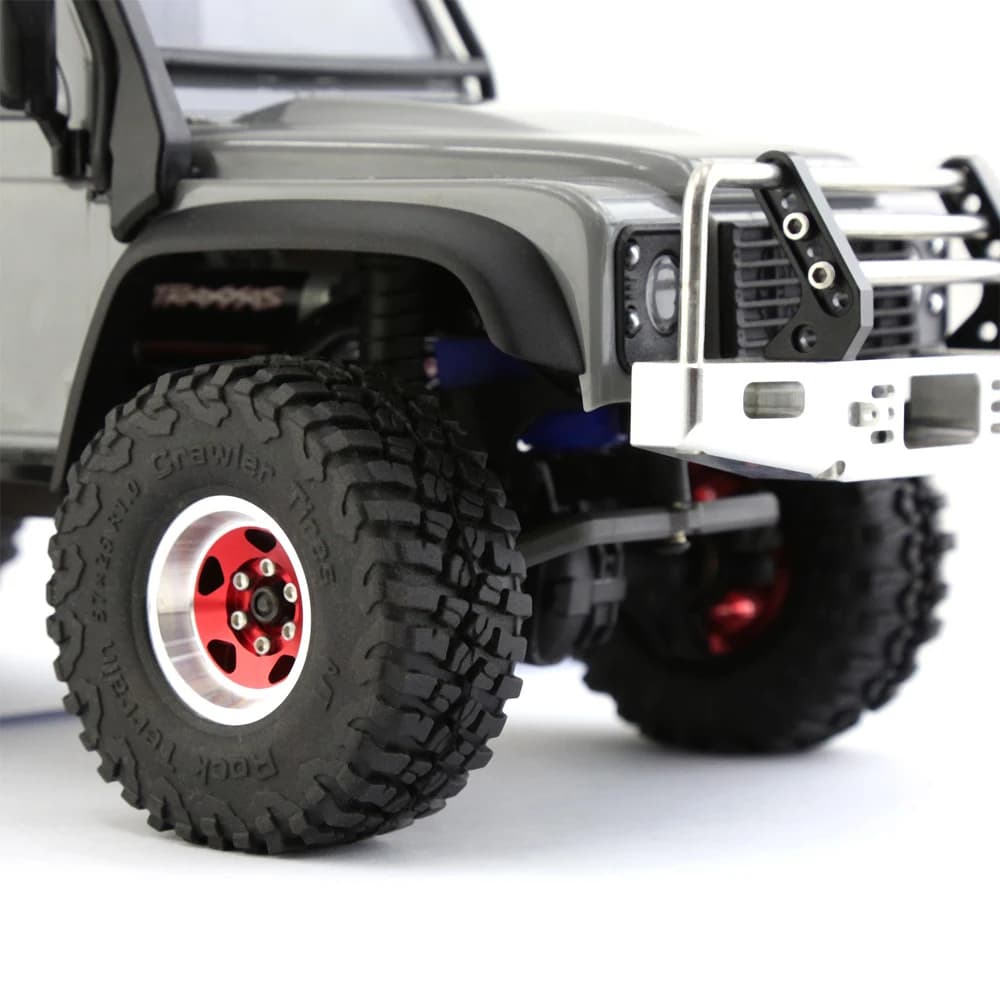 Cerchione per mozzo ruota Beadlock in metallo da 1 pollice per auto RC 1:18 TRX4M AXIAL SCX24 AX24 FCX24 parti aggiornate per fuoristrada