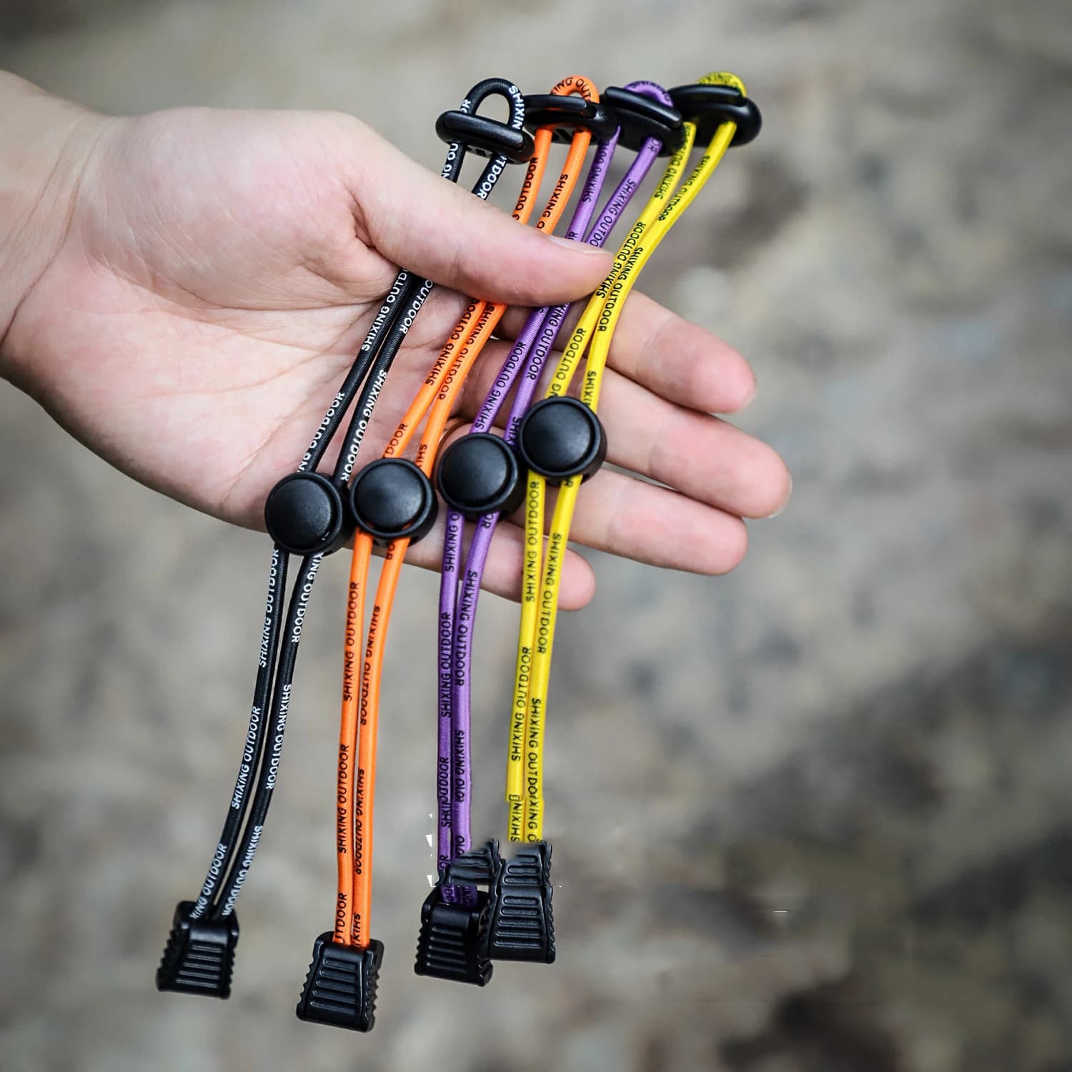 Elastic Rope Hiking Poles Fixed Buckles Backpack Accessories Outdoor Hanging Buckles Binding Straps Hiking Trekking 2026 New