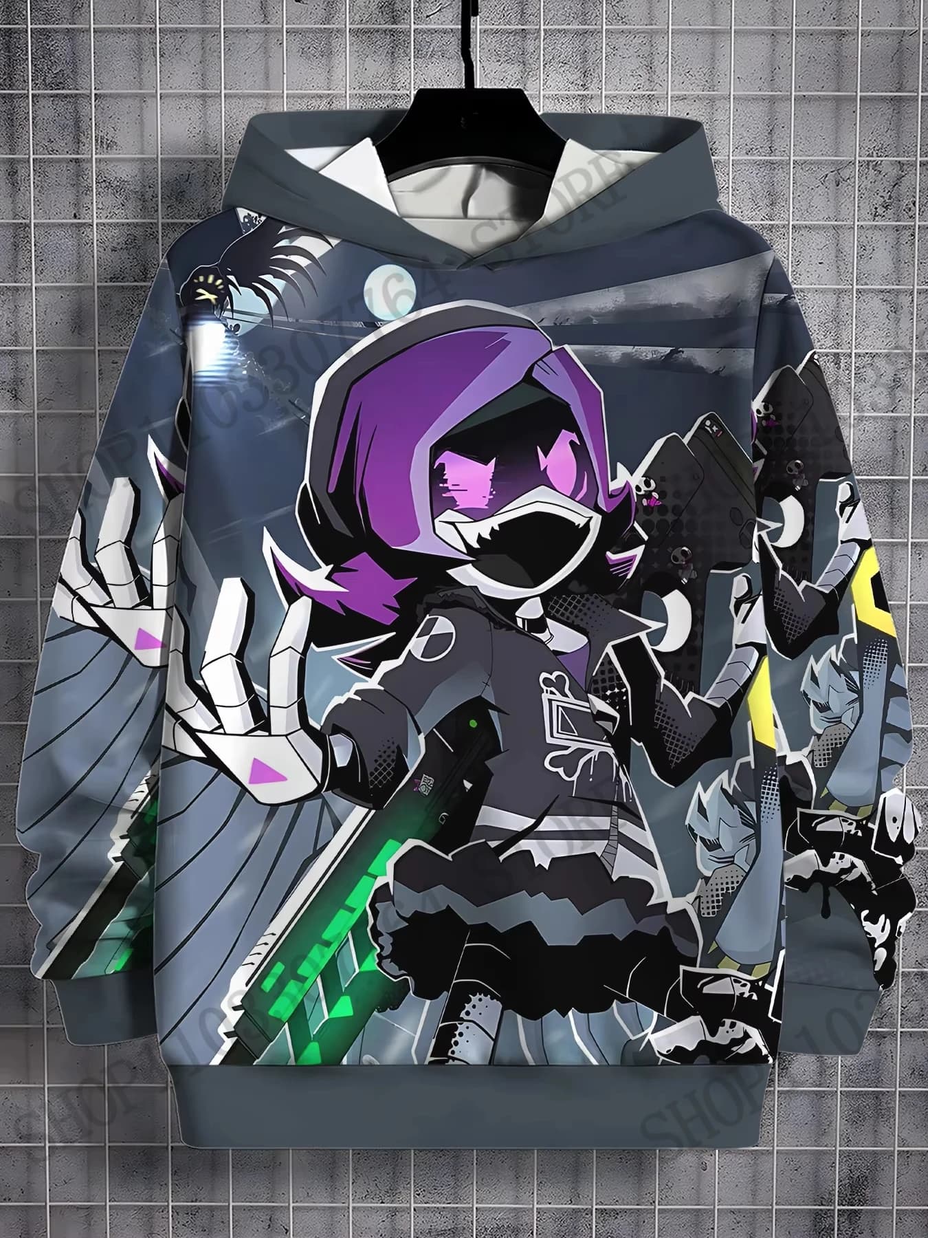 Divertente film Murder Drones Felpa con cappuccio con stampa 3d Uomo Donna Moda Anime Tuta Pullover Felpa con cappuccio Felpa da uomo Abbigliamento Cartoon Nuovo