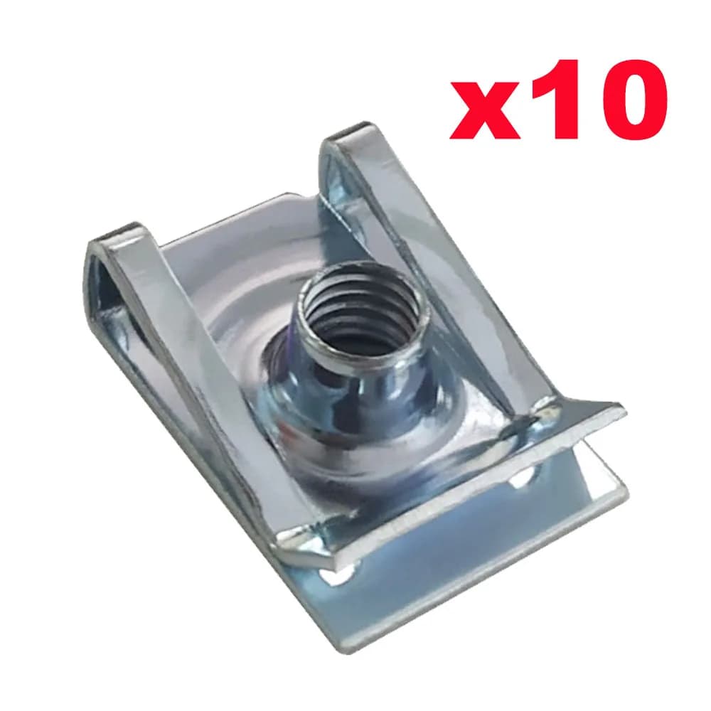 10pcs Motorcycle M8 M6 M5 M4 U Type Clips Thread Reed Nuts For Aprilia Rs 660 Ducati 999 Mq4 F850gs Vespa 125 Cg125