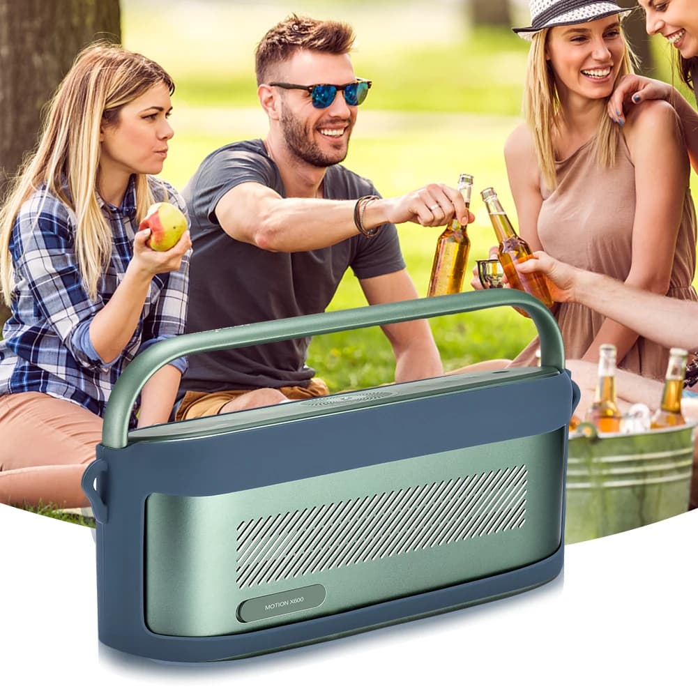 Custodia protettiva antiurto in Silicone per altoparlante Bluetooth senza fili con copertura per altoparlante a spalla per Anker Soundcore Motion X600