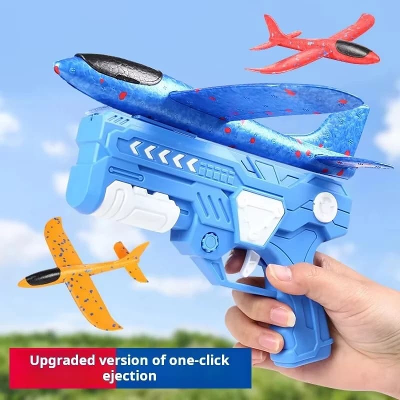 Toys Air Foam for Children, Interaction Genitor-Son, Planes in Foam for Parks at Open