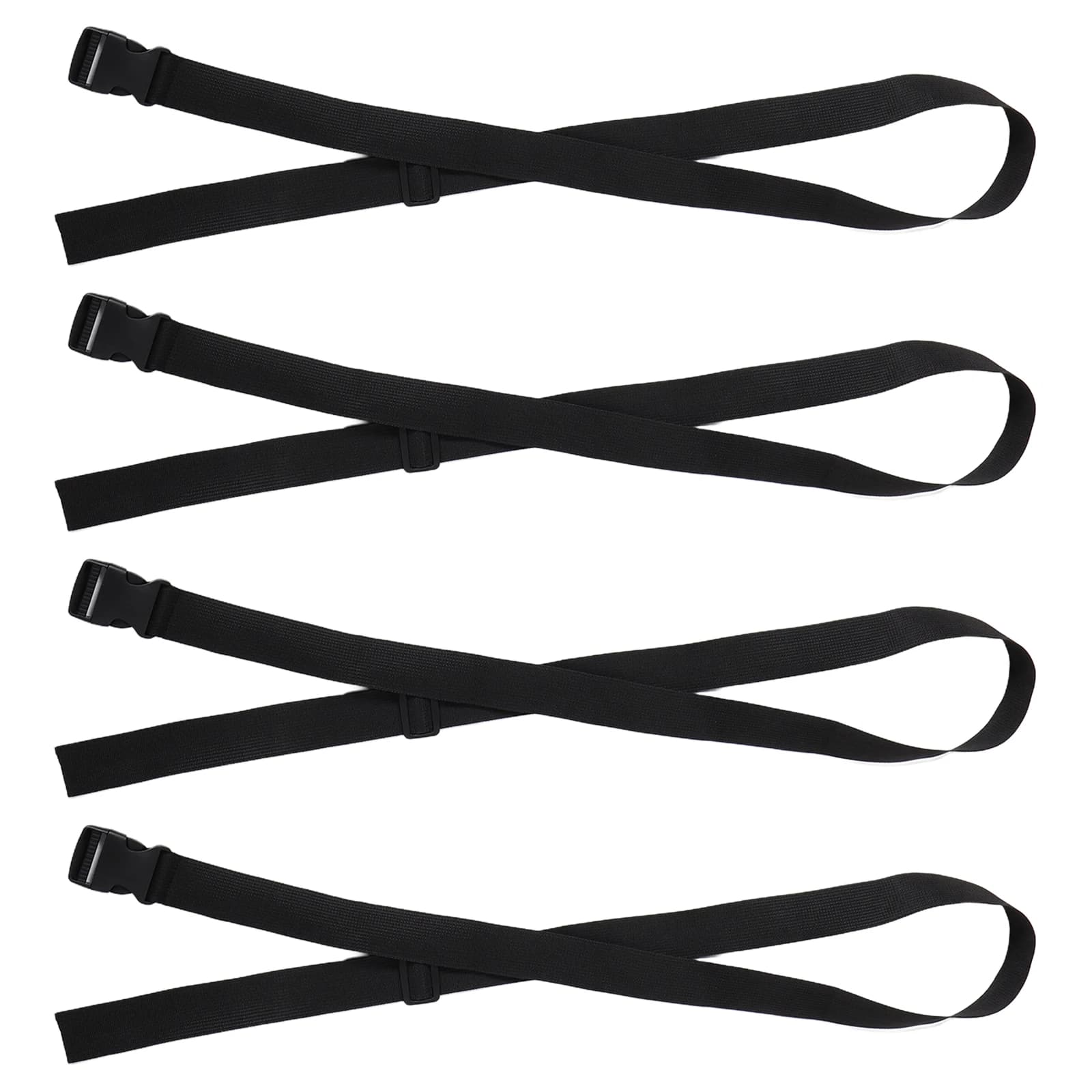 4 pcs multifunctional fastener buckle PP fabric straps yoga mat adjustable travel luggage camping tent