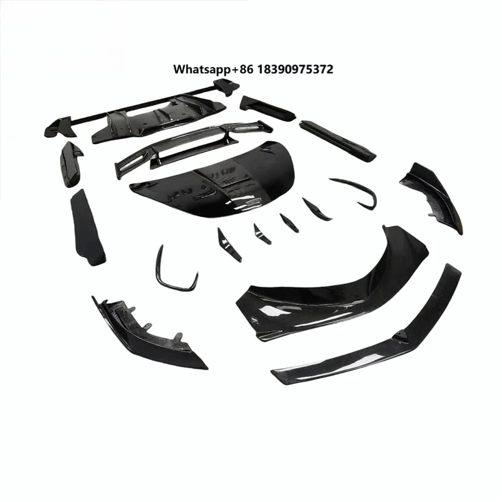 Dry Carbon Fiber Body Kit for McLaren GT Upgrade Front Lip Side Skirts Rear Diffuser Hood Side Skirt Perfect Fitment