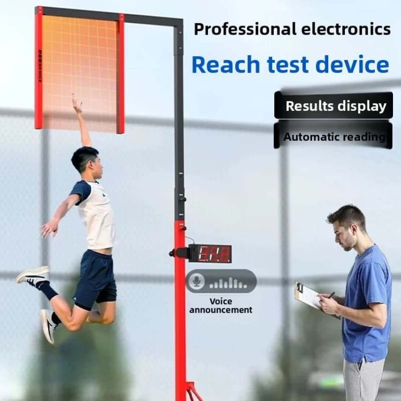 Dispositivo elettronico a sfioramento per la misurazione dell'altezza, strumento per la misurazione corporea, dispositivo a sfioramento per il salto in alto, dispositivo per il salto verticale per giovani giocatori di basket (movimento singolo)