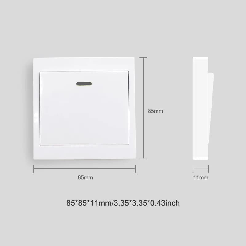 1/2PCS Zigbee Casa Intelligente Adatto Universale Senza Fili di Controllo Remoto Pannello A Parete Trasmettitore RF Per EWelink Tuya 433MHz