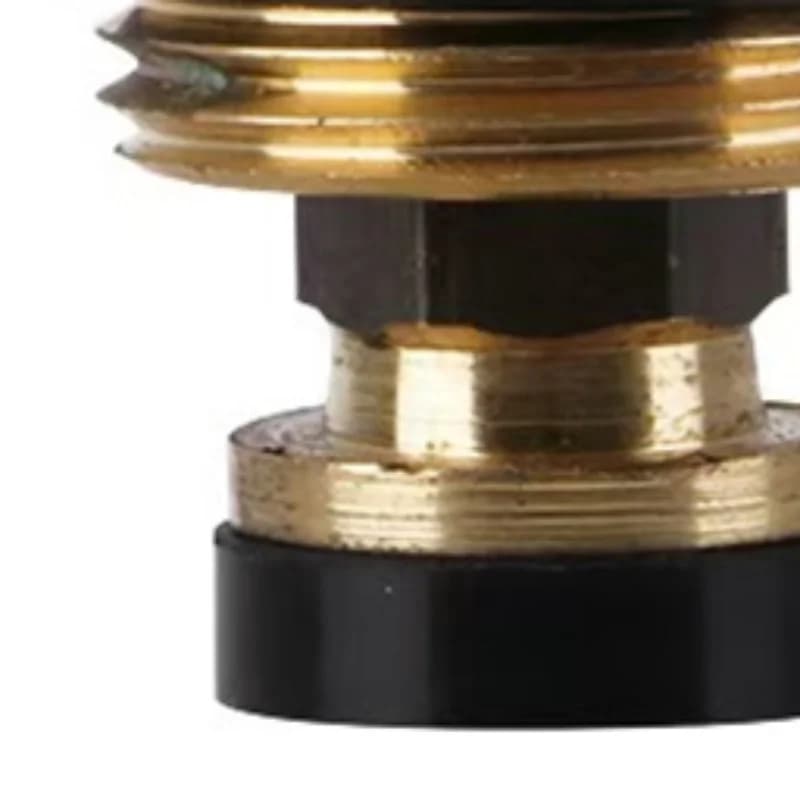 Rubinetto miscelatore da cucina in ottone G1/2 a lenta apertura per acqua calda e fredda con testina spray a getto, colore giallo